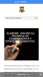 Mobile Screenshot of notaria19bogota.com